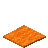 橙色のカーペット