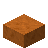 滑らかな赤い砂岩のハーフブロック
