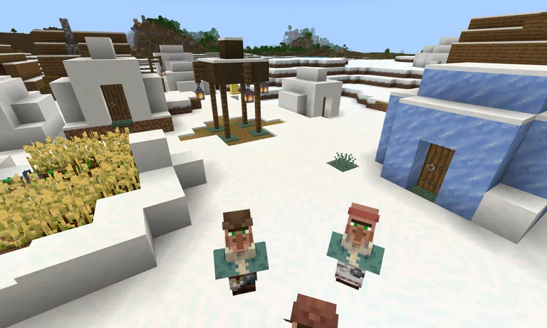 村人の見た目一覧 雪原 snow villager visual